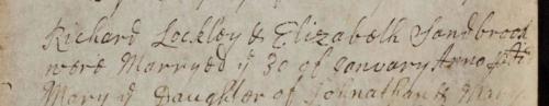Richard-Lockley-Elizabeth-Sandbrook-marriage-30th-jan-1722-Hinstock