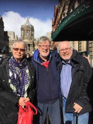 Susan McGowan, Dave & Eugene Stevenson 2019 Castle street