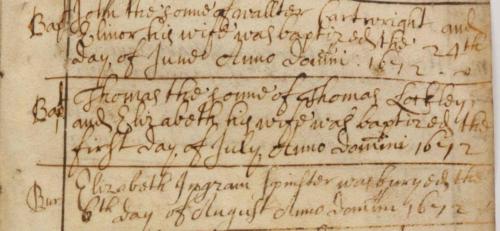 Thomas-Lockley-3rd-baptism-1st-of-July-1672-
